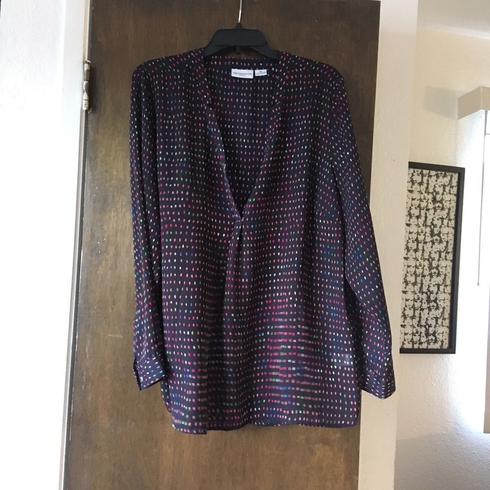 Liz Claiborne Polka Dot Blouse